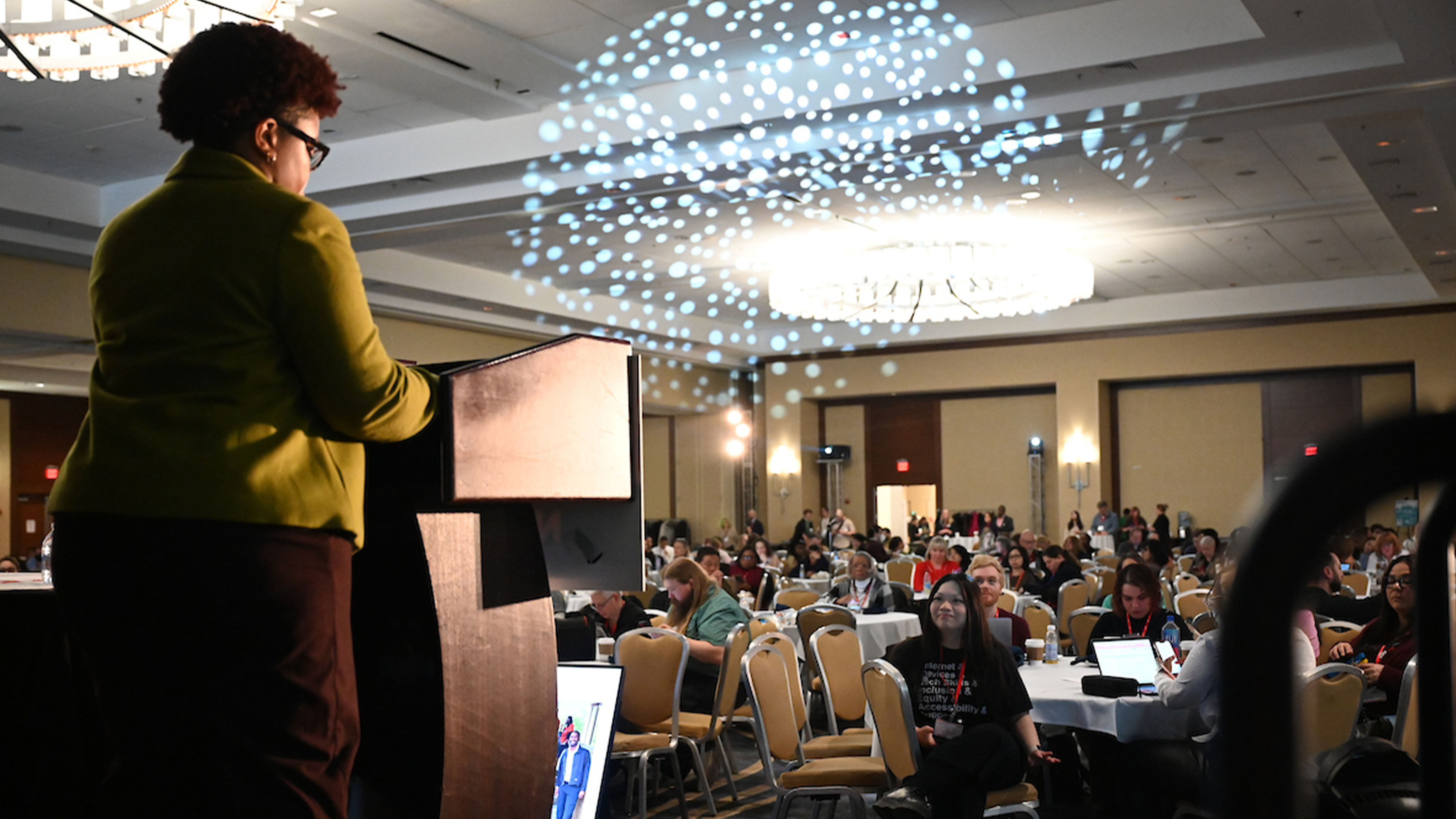 The ballroom held space for 1,300 attendees from across the country with a shared vision of digital inclusion.