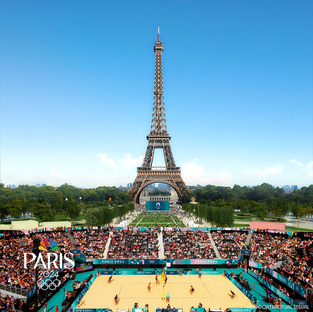 Beach Volleyball, Eiffel Tower Stadium